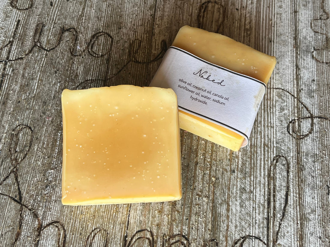 Natural Soap Naturally Yellows!