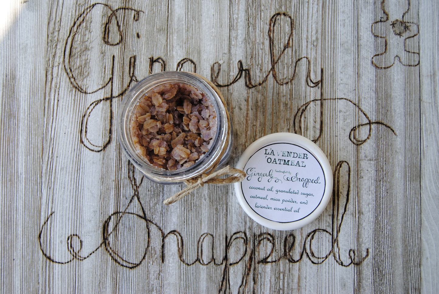 Lavender Oatmeal Sugar Scrub