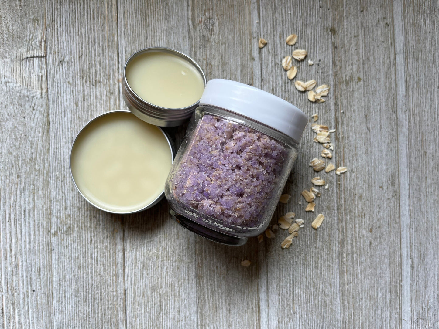 Lavender Oatmeal Sugar Scrub