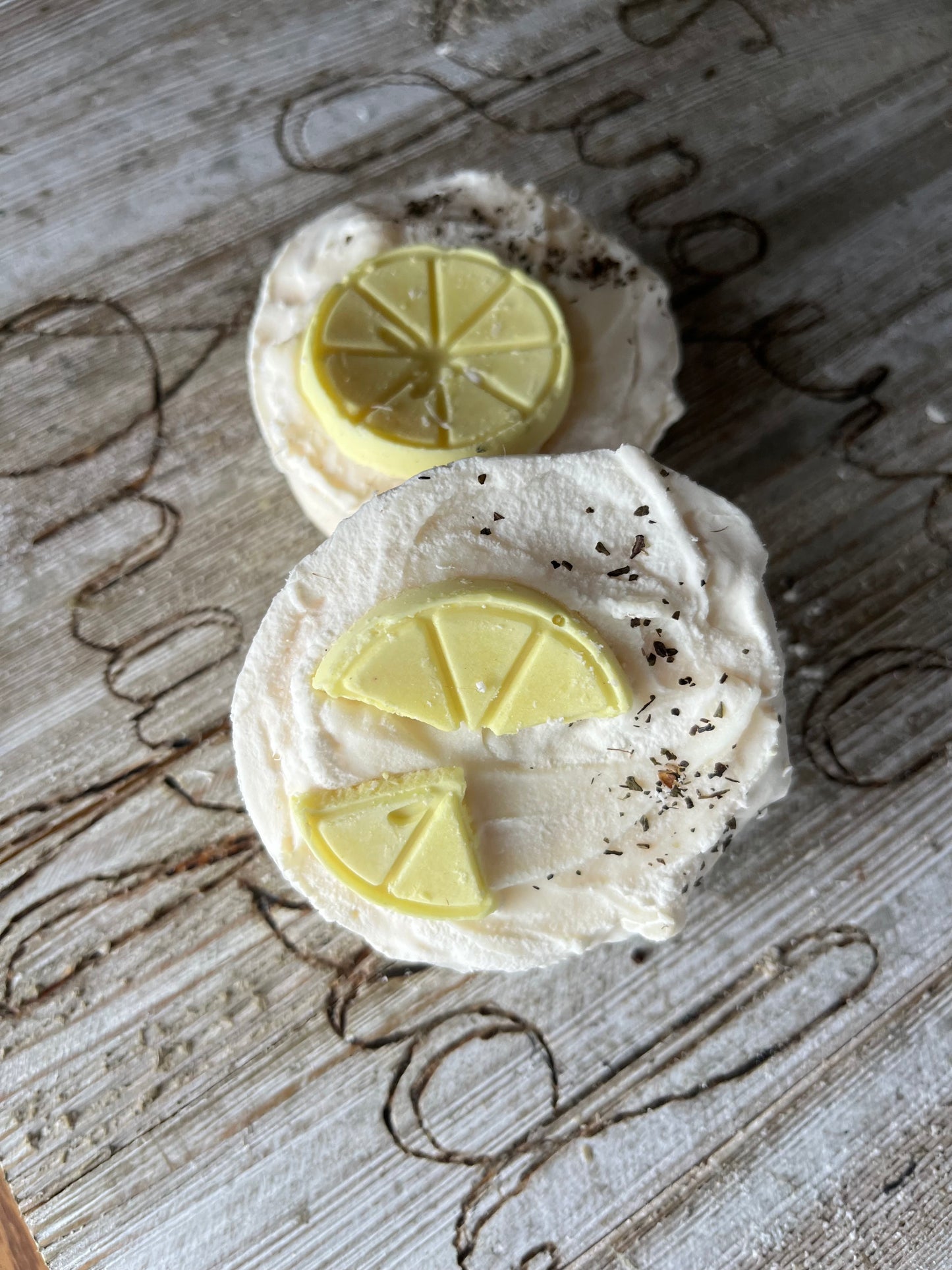 Green Tea and Lemon Loofah Soap