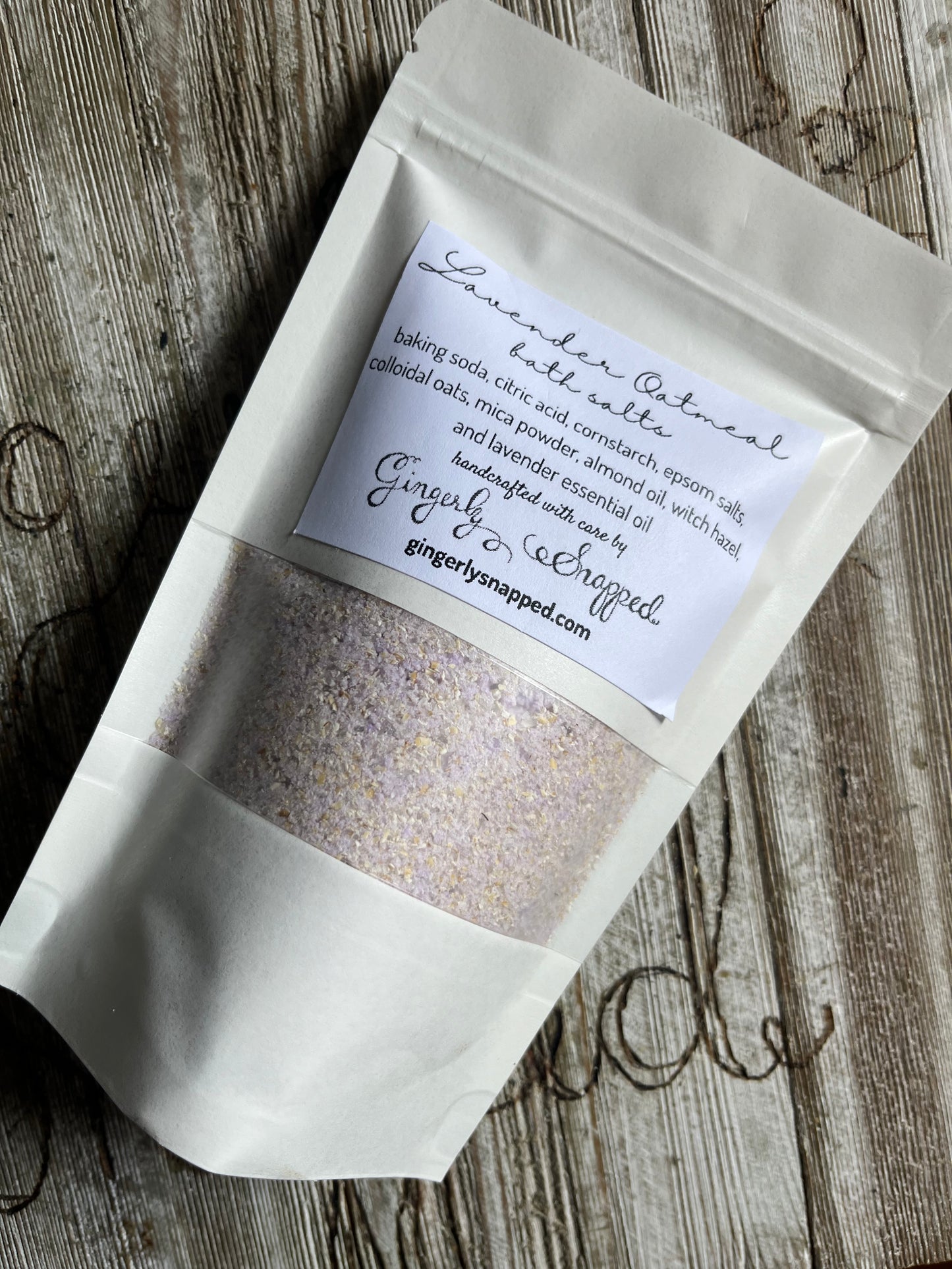 Lavender Oatmeal Bath Salts