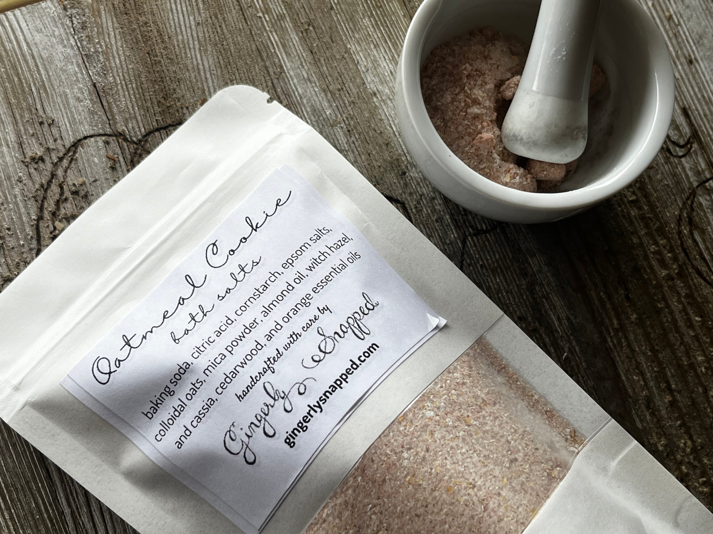 Oatmeal Cookie Bath Salts