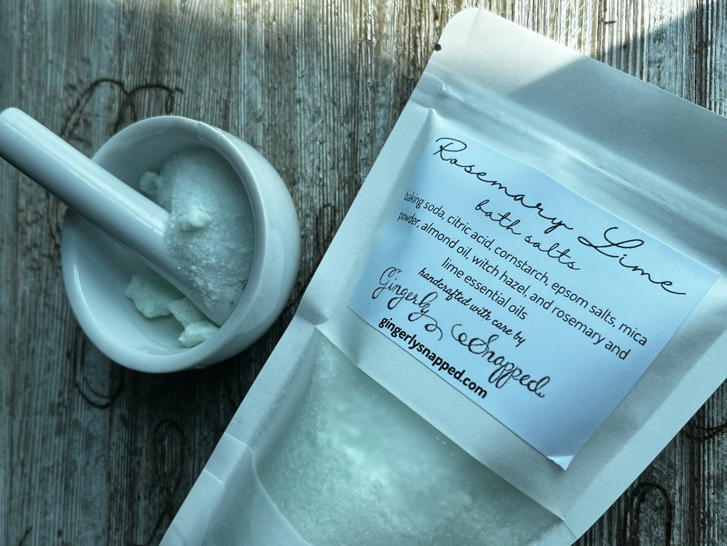Rosemary Lime Bath Salts