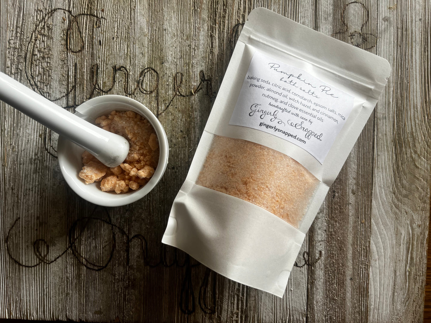 Pumpkin Pie Bath Salts