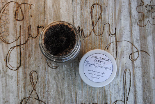 Cardamom Coffee Sugar Scrub